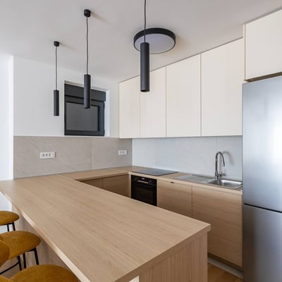 Rental of a stylish and spacious penthouse, 132 m², Charm Residence, Voždovac, Belgrade, Serbia